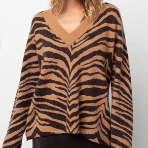 RAILS ELEANOR SWEATER - CHESTNUT TIGER
STRIPE